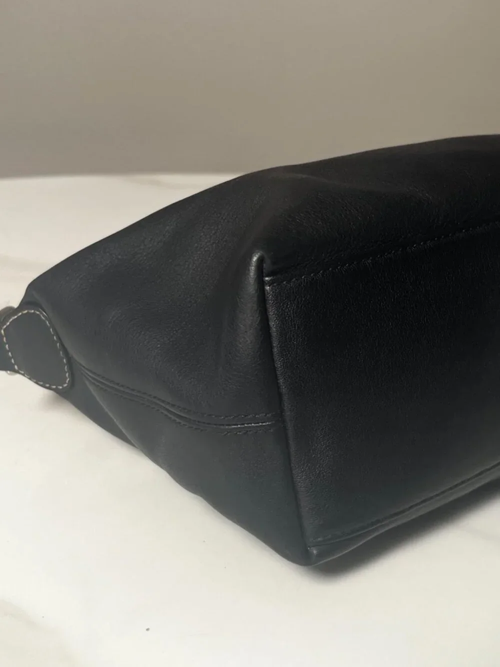 Coach Black Leather Hobo Shoulder Bag Y2K Leatherware 1941
